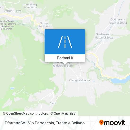 Mappa Pfarrstraße - Via Parrocchia