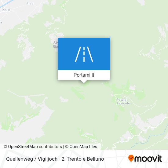 Mappa Quellenweg / Vigiljoch - 2