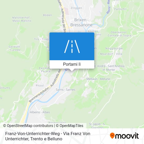 Mappa Franz-Von-Unterrichter-Weg - Via Franz Von Unterrichter