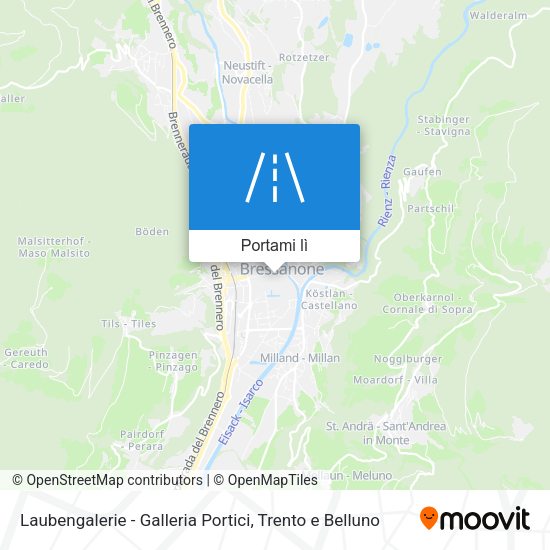 Mappa Laubengalerie - Galleria Portici