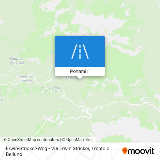 Mappa Erwin-Stricker-Weg - Via Erwin Stricker