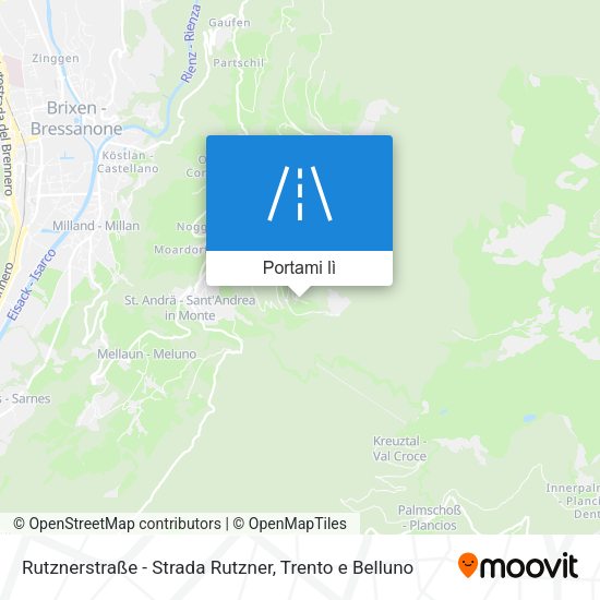 Mappa Rutznerstraße - Strada Rutzner