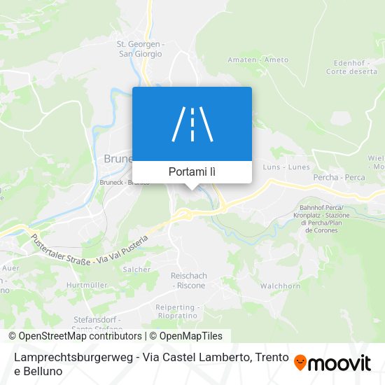Mappa Lamprechtsburgerweg - Via Castel Lamberto