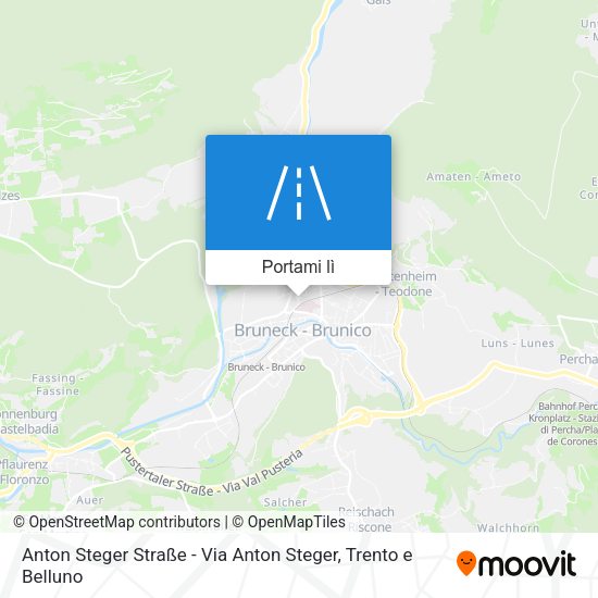 Mappa Anton Steger Straße - Via Anton Steger