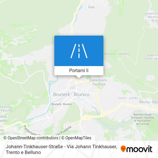 Mappa Johann-Tinkhauser-Straße - Via Johann Tinkhauser