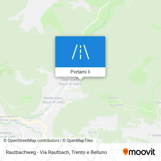 Mappa Rautbachweg - Via Rautbach