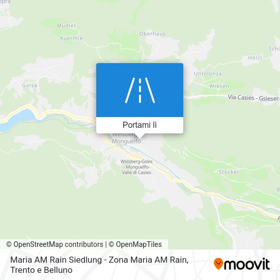Mappa Maria AM Rain Siedlung - Zona Maria AM Rain