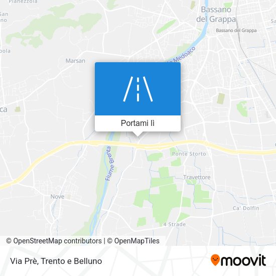 Mappa Via Prè
