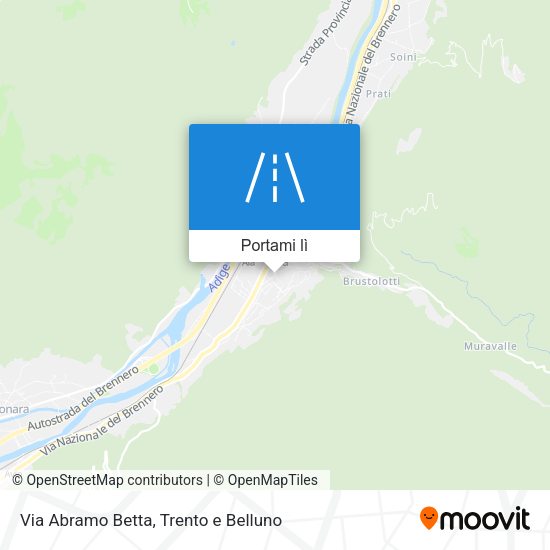 Mappa Via Abramo Betta