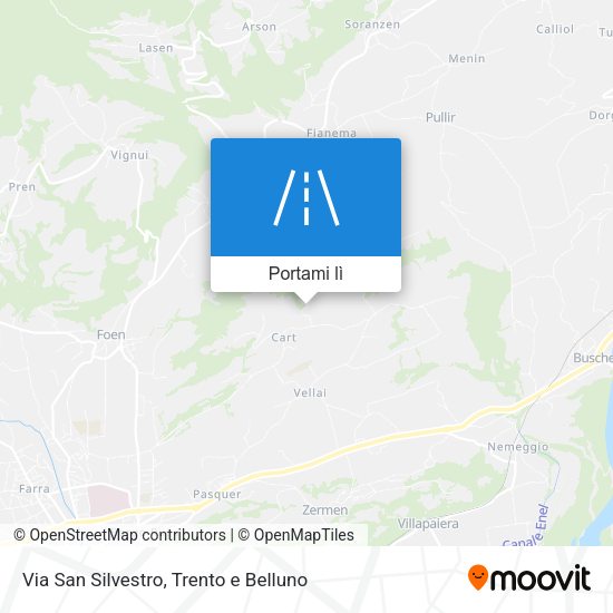 Mappa Via San Silvestro