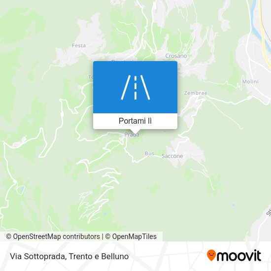 Mappa Via Sottoprada