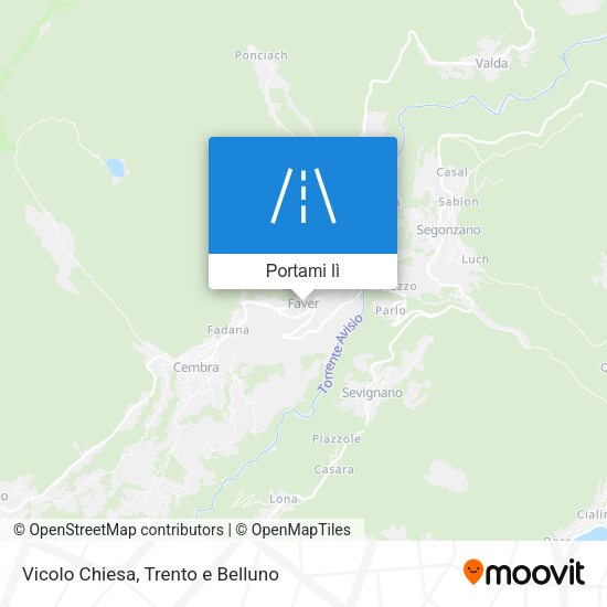 Mappa Vicolo Chiesa