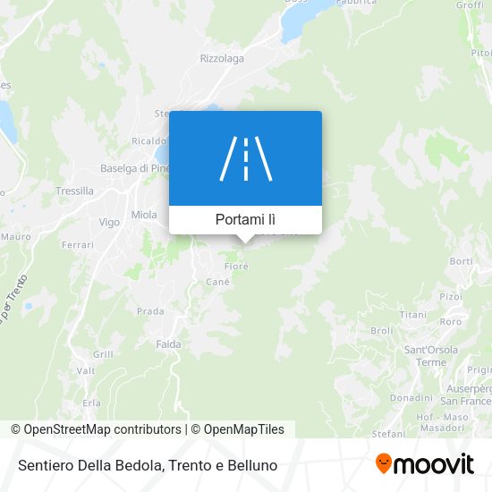 Mappa Sentiero Della Bedola