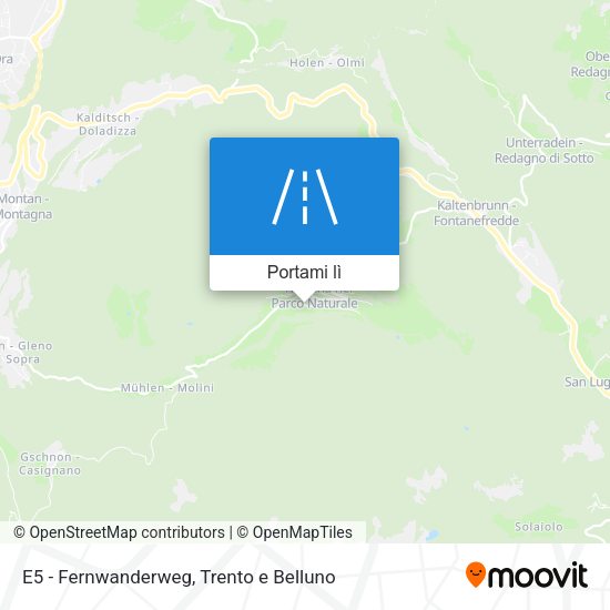 Mappa E5 - Fernwanderweg