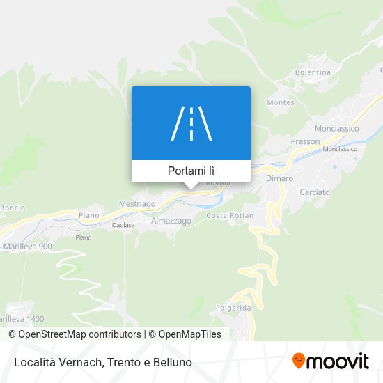 Mappa Località Vernach