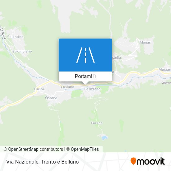 Mappa Via Nazionale