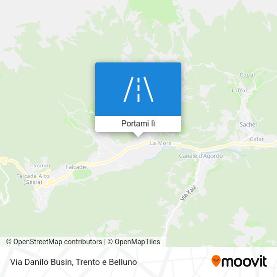 Mappa Via Danilo Busin