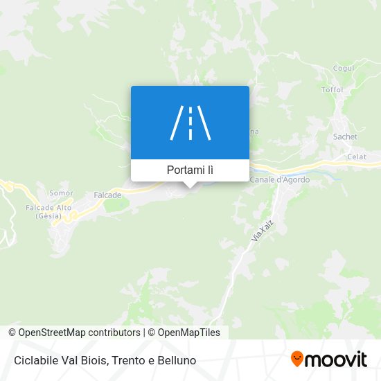 Mappa Ciclabile Val Biois