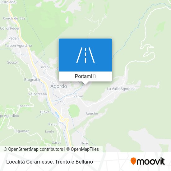 Mappa Località Ceramesse