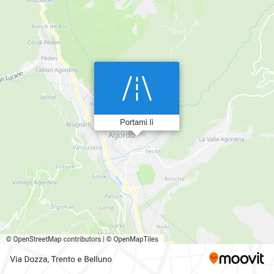 Mappa Via Dozza