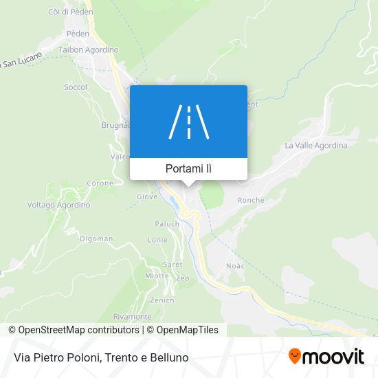Mappa Via Pietro Poloni