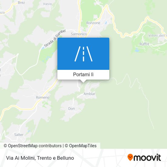 Mappa Via Ai Molini