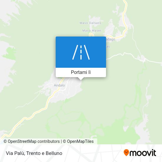 Mappa Via Palù
