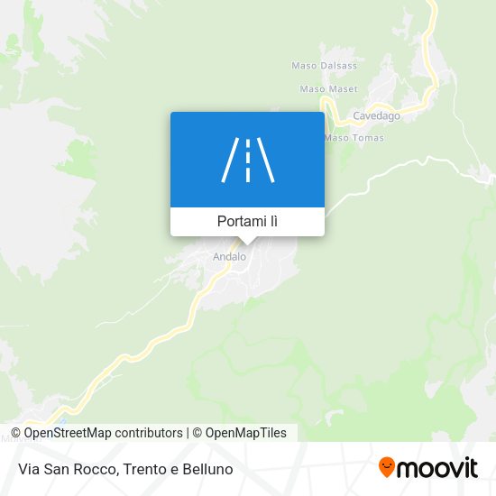 Mappa Via San Rocco