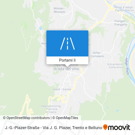 Mappa J.-G.-Plazer-Straße - Via J. G. Plazer