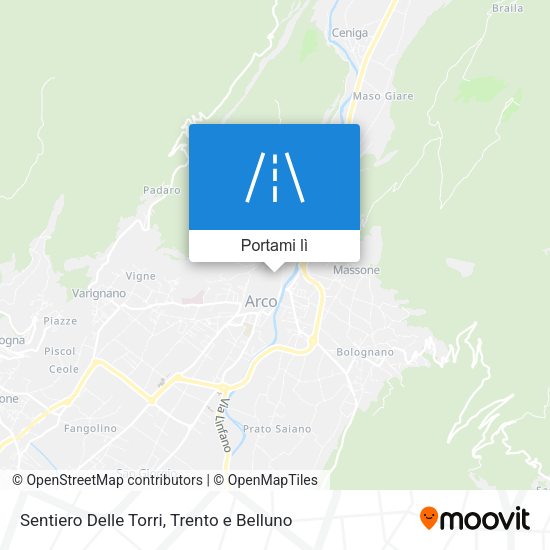 Mappa Sentiero Delle Torri