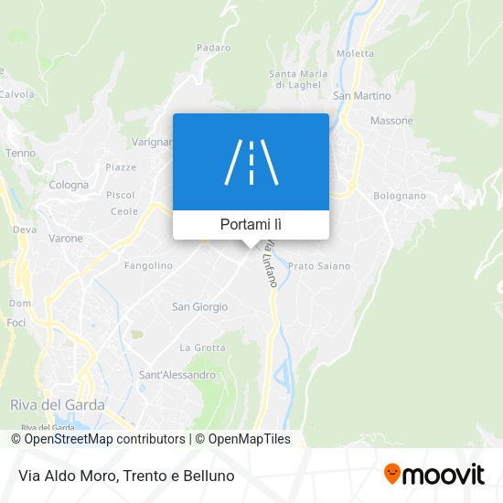 Mappa Via Aldo Moro