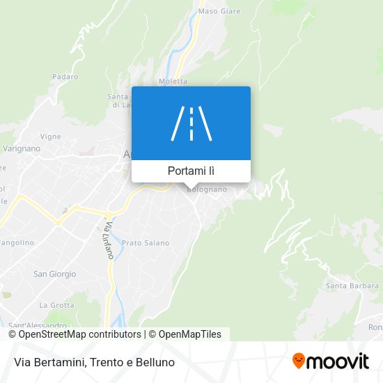 Mappa Via Bertamini