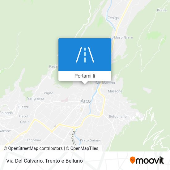 Mappa Via Del Calvario