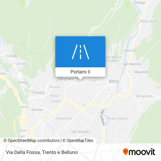 Mappa Via Della Fossa