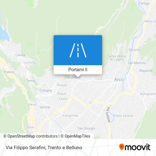 Mappa Via Filippo Serafini