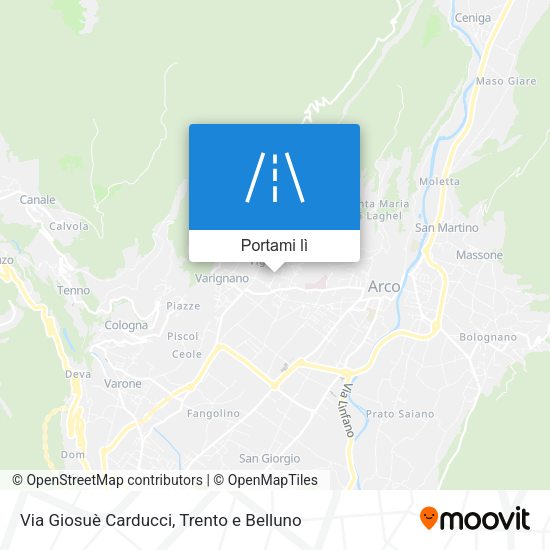 Mappa Via Giosuè Carducci