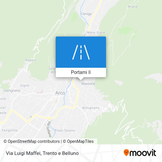 Mappa Via Luigi Maffei