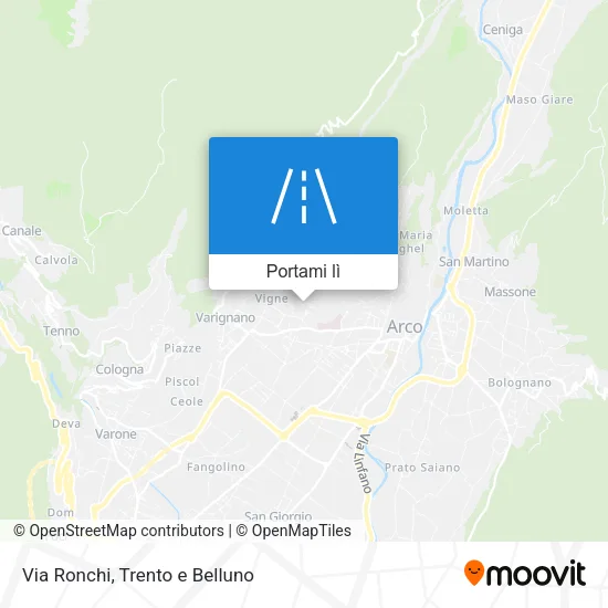 Mappa Via Ronchi