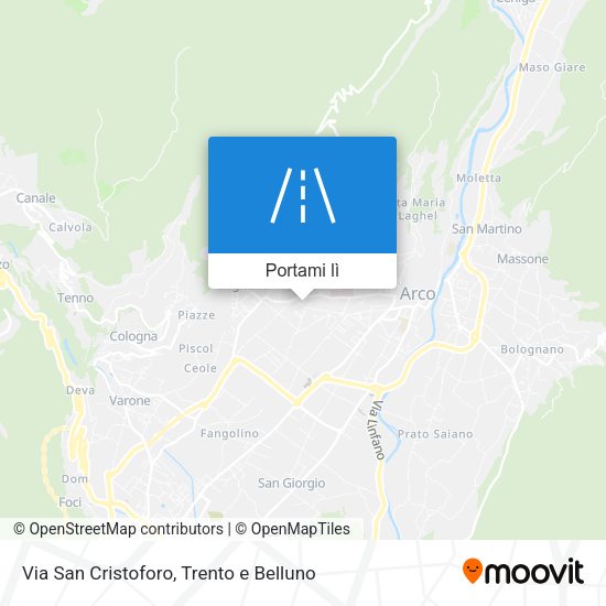 Mappa Via San Cristoforo