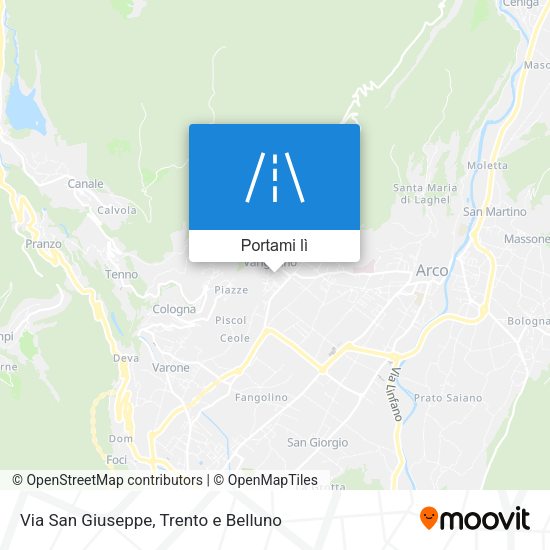 Mappa Via San Giuseppe