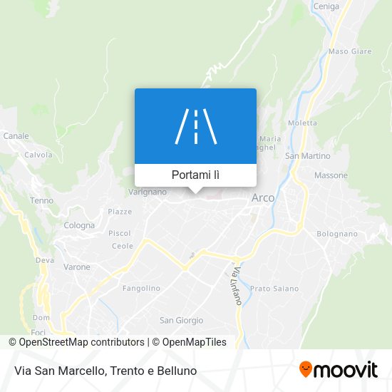 Mappa Via San Marcello