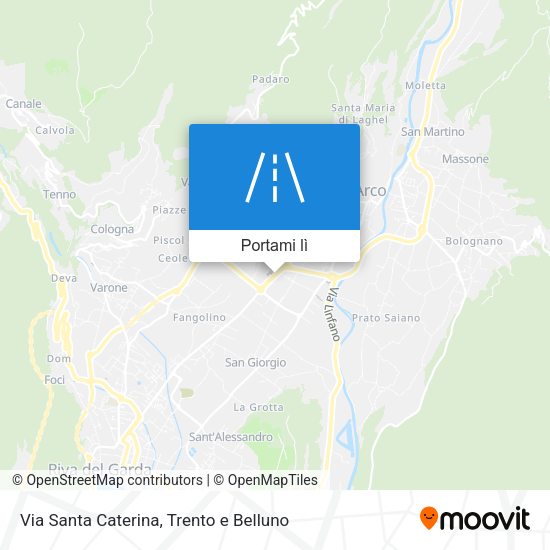 Mappa Via Santa Caterina