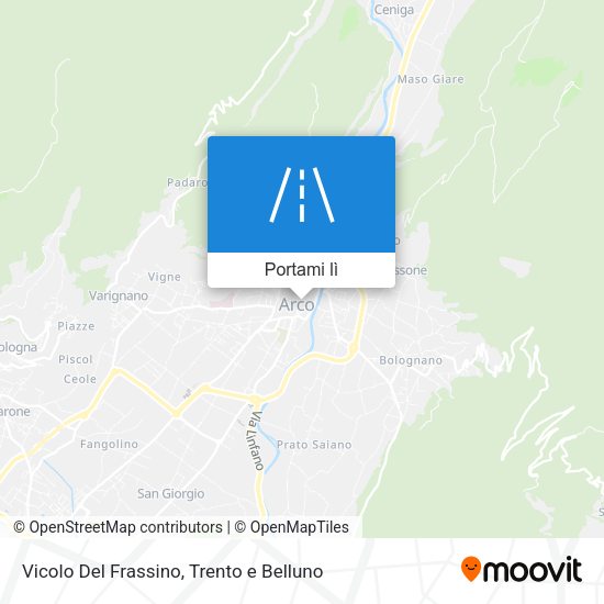Mappa Vicolo Del Frassino