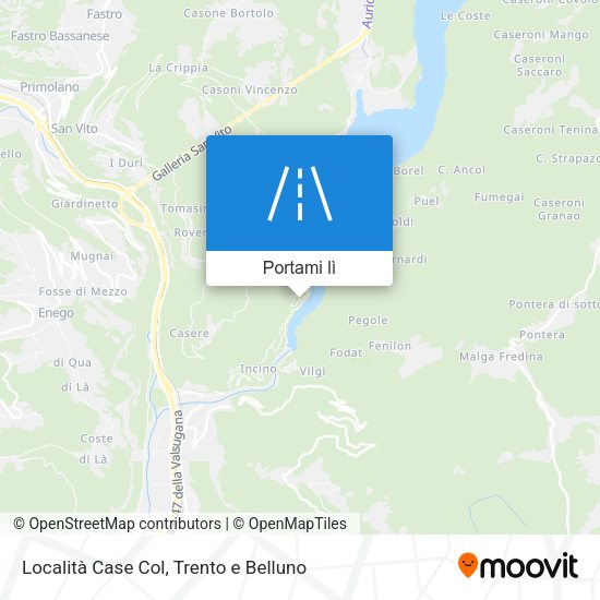 Mappa Località Case Col