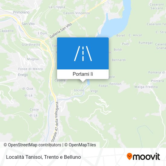 Mappa Località Tanisoi
