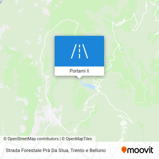 Mappa Strada Forestale Prà Da Stua