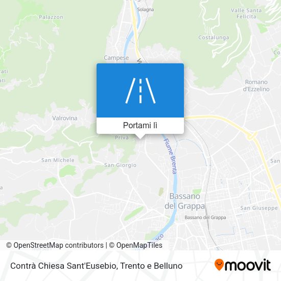 Mappa Contrà Chiesa Sant'Eusebio