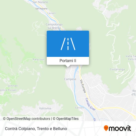 Mappa Contrà Colpiano