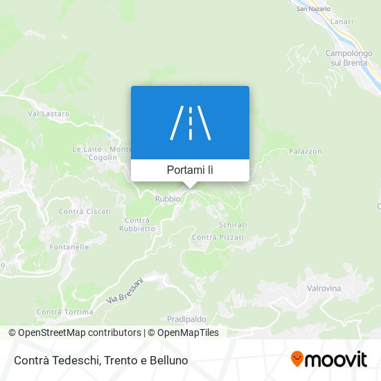 Mappa Contrà Tedeschi