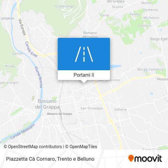 Mappa Piazzetta Cà Cornaro